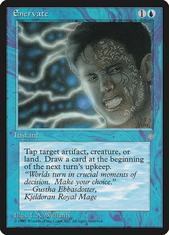 Enervate card from Ice Age
