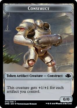 Construct Token 14 card from Dominaria Remastered
