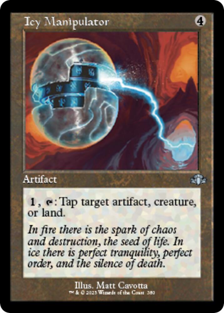 Icy Manipulator (Retro Frame) 380 card from Dominaria Remastered