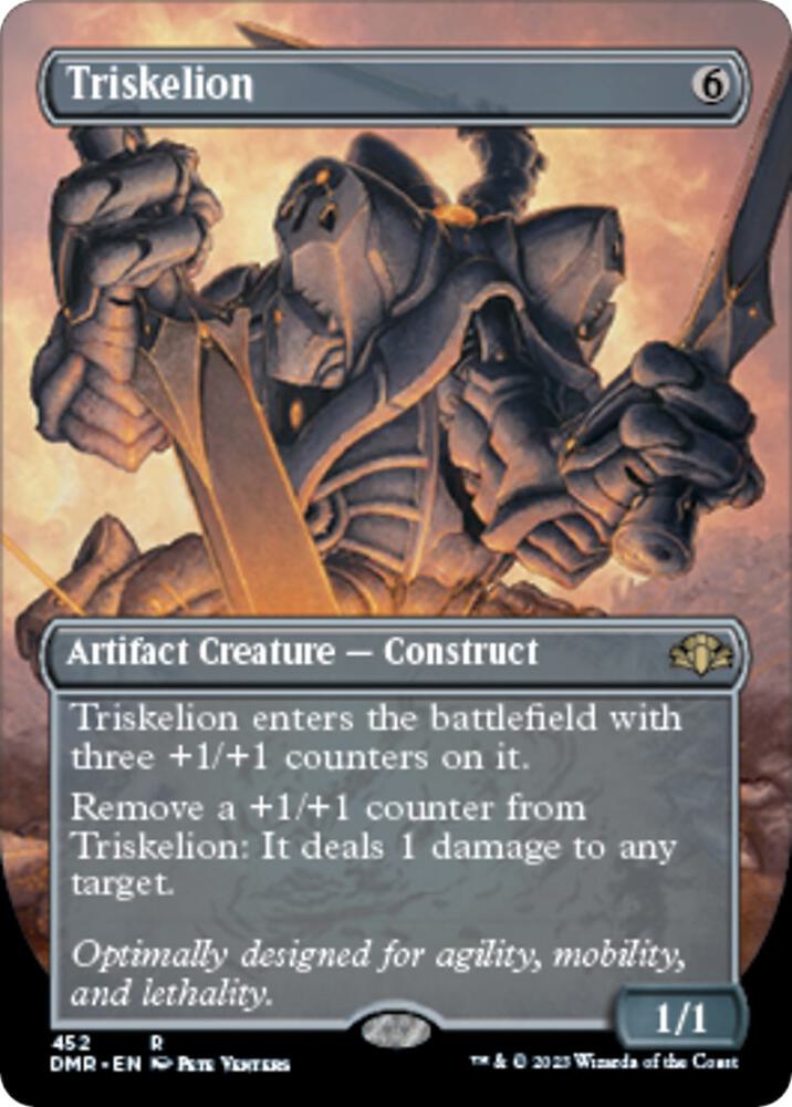Triskelion (Borderless) 452 card from Dominaria Remastered