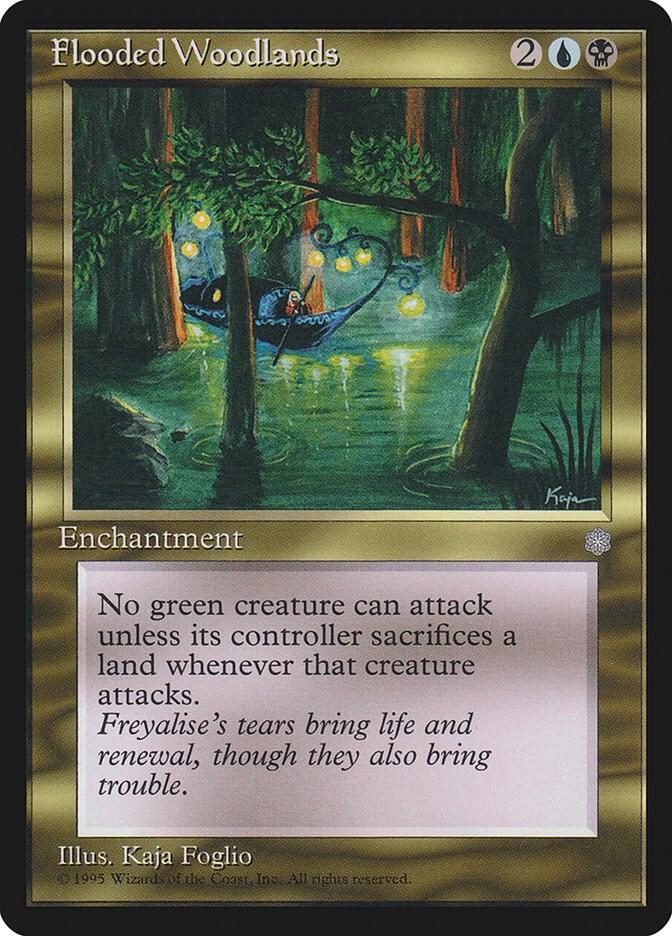 Flooded Woodlands card from Ice Age