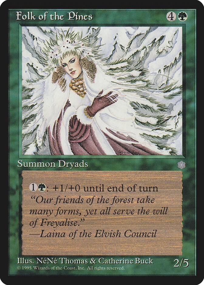 Folk of the Pines card from Ice Age