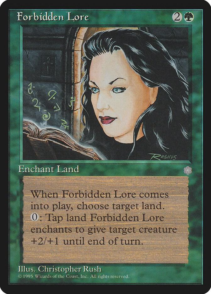 Forbidden Lore card from Ice Age