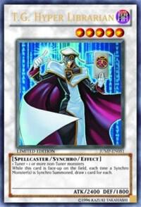 T.G. Hyper Librarian JUMP-EN051 card from Shonen Jump Magazine Promos