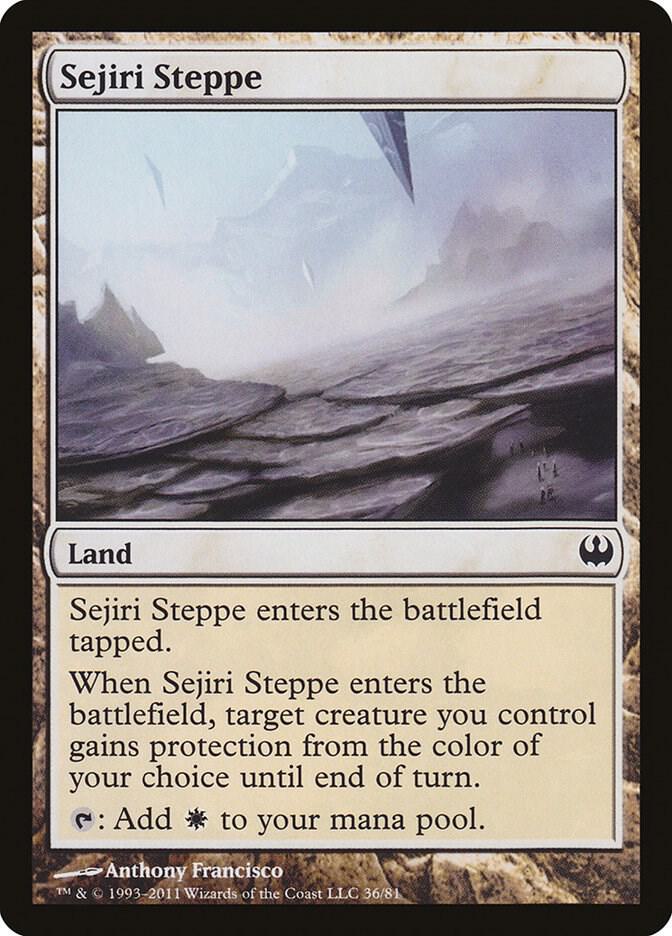 Sejiri Steppe 36 card from Duel Decks: Knights vs. Dragons