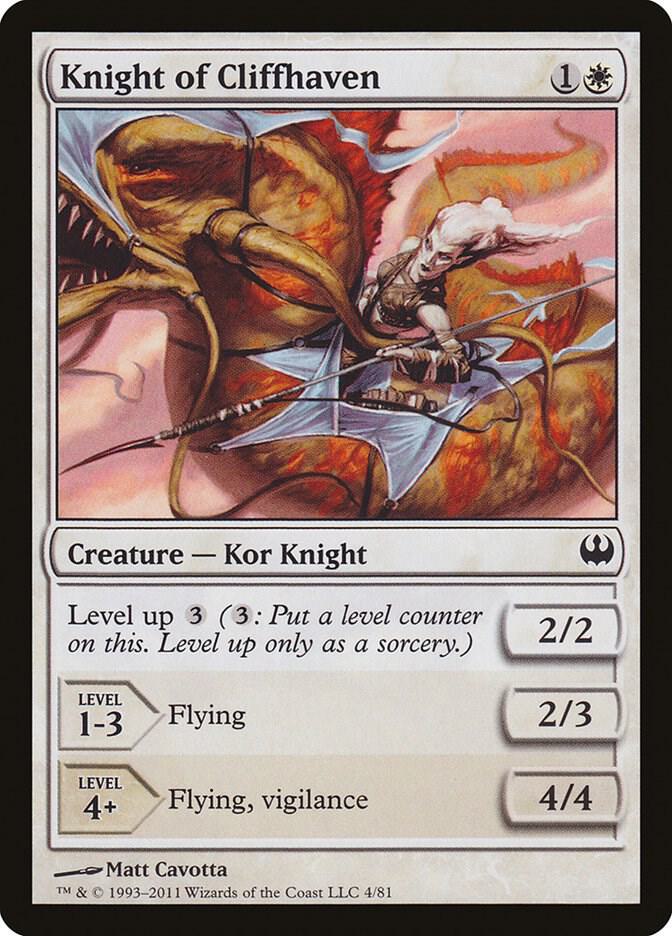 Knight of Cliffhaven 4 card from Duel Decks: Knights vs. Dragons
