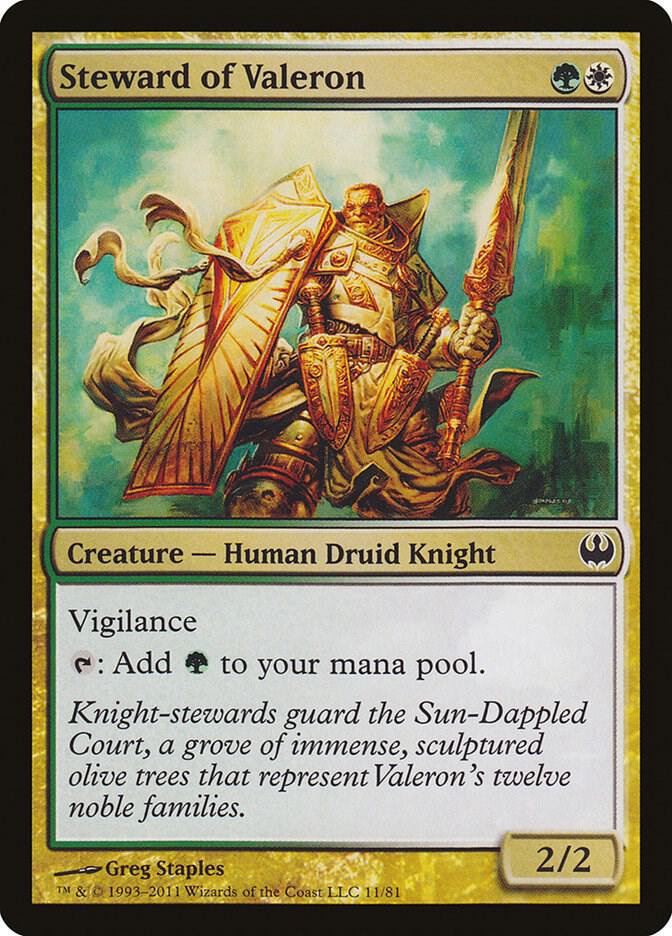 Steward of Valeron 11 card from Duel Decks: Knights vs. Dragons