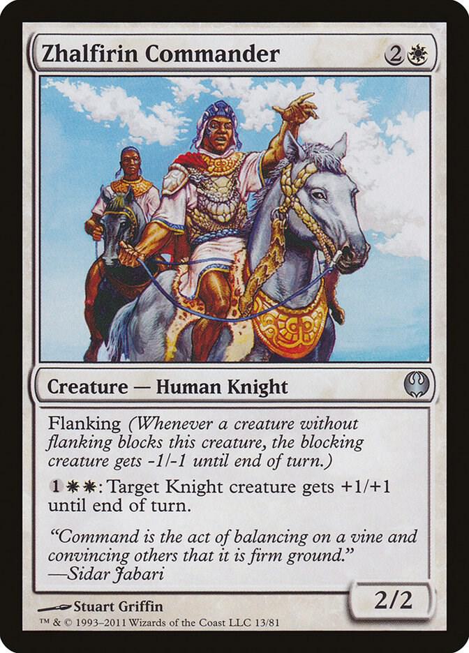 Zhalfirin Commander 13 card from Duel Decks: Knights vs. Dragons