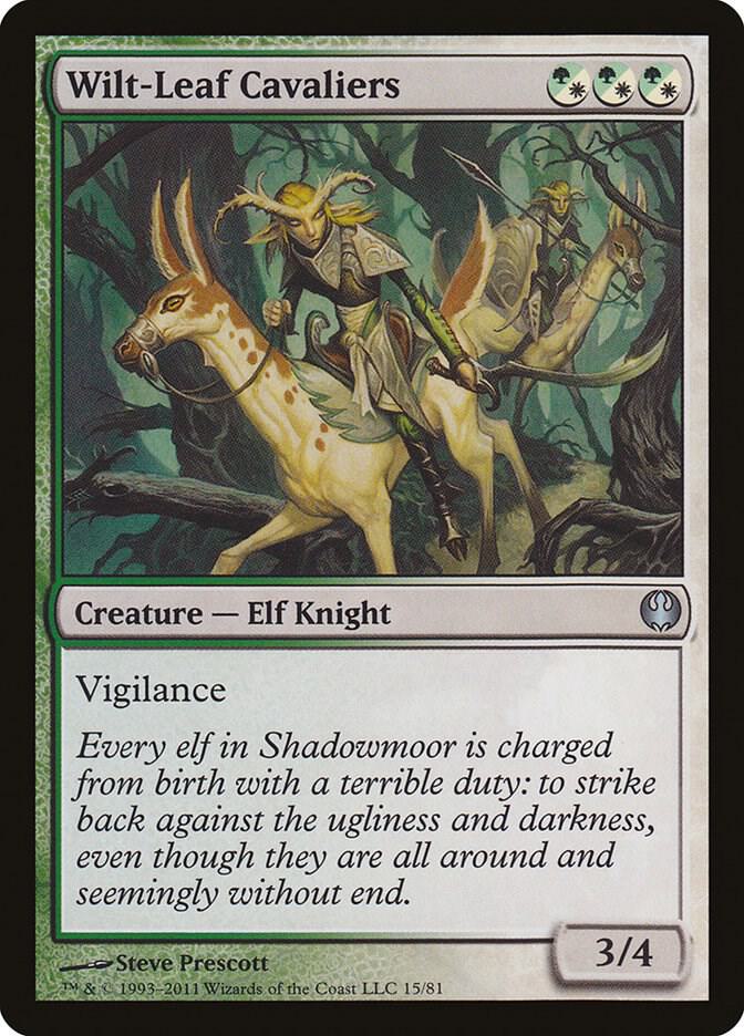 Wilt-Leaf Cavaliers 15 card from Duel Decks: Knights vs. Dragons