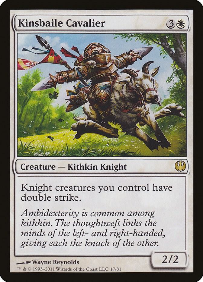 Kinsbaile Cavalier 17 card from Duel Decks: Knights vs. Dragons