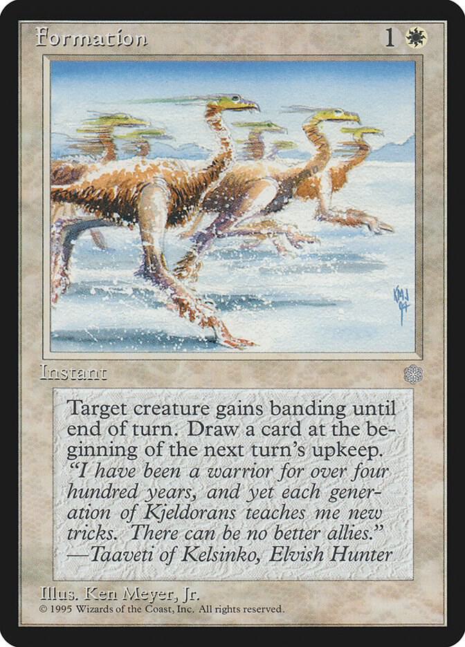 Formation card from Ice Age