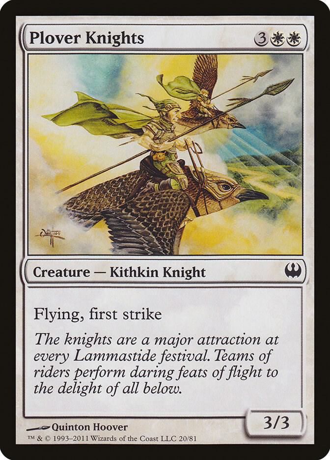 Plover Knights 20 card from Duel Decks: Knights vs. Dragons