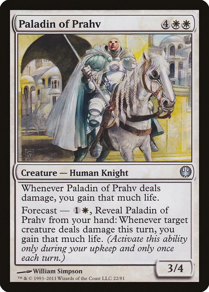 Paladin of Prahv 22 card from Duel Decks: Knights vs. Dragons