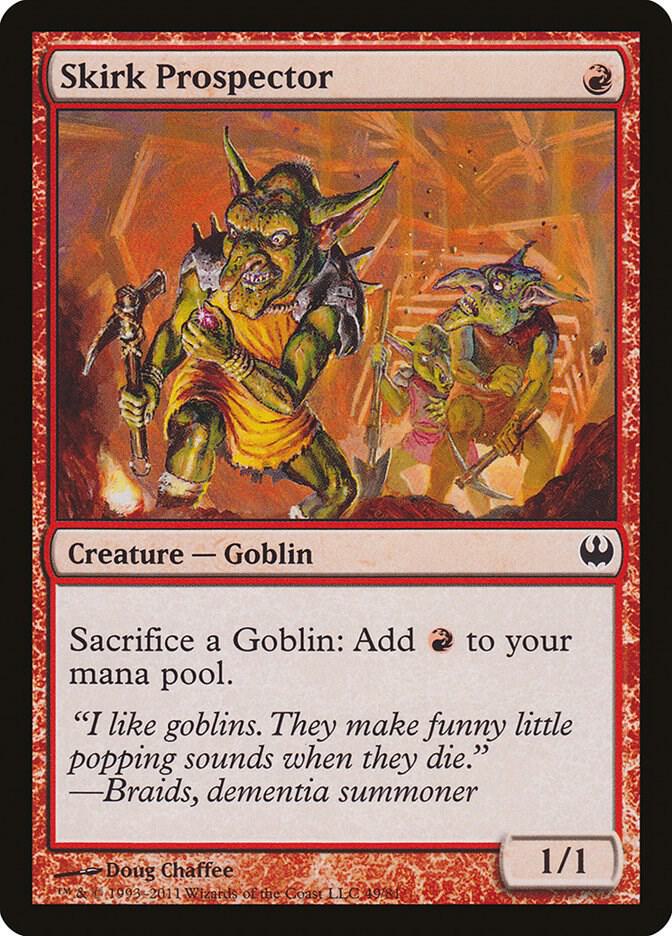 Skirk Prospector 49 card from Duel Decks: Knights vs. Dragons