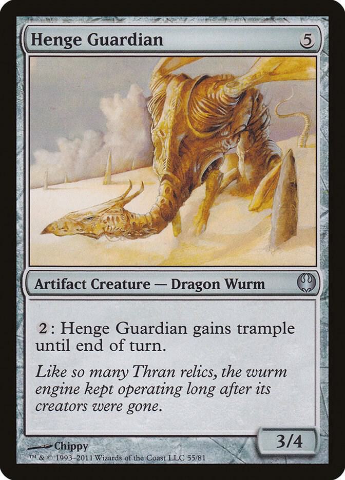Henge Guardian 55 card from Duel Decks: Knights vs. Dragons