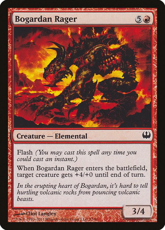 Bogardan Rager 57 card from Duel Decks: Knights vs. Dragons