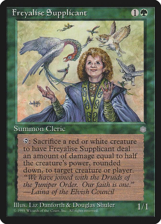 Freyalise Supplicant card from Ice Age