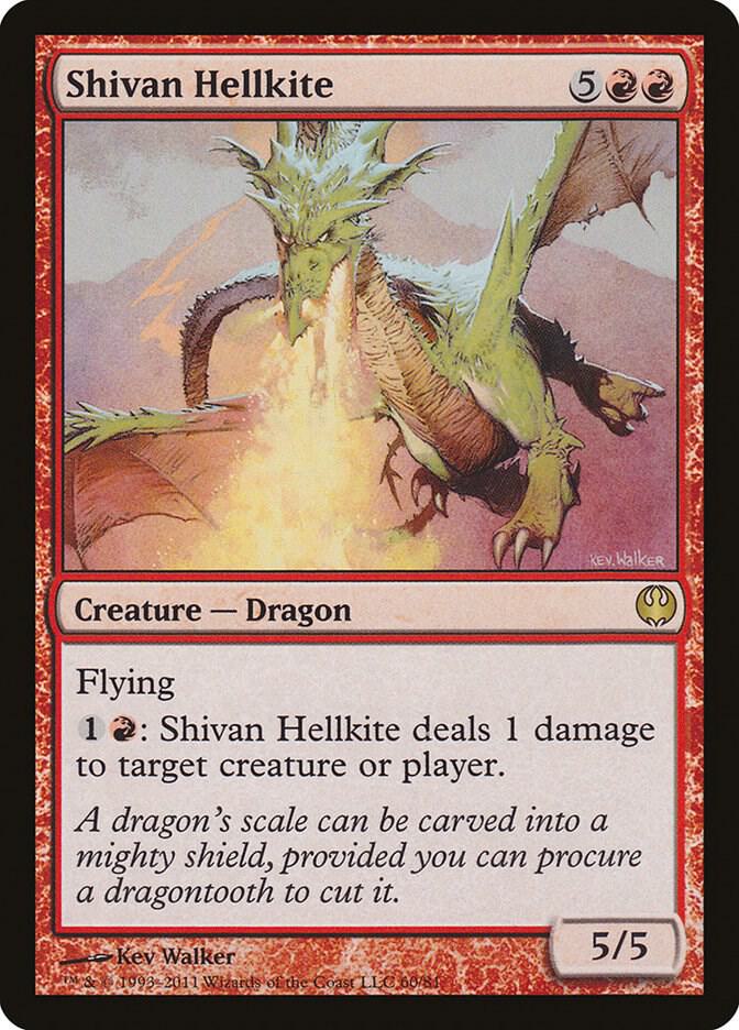 Shivan Hellkite 60 card from Duel Decks: Knights vs. Dragons
