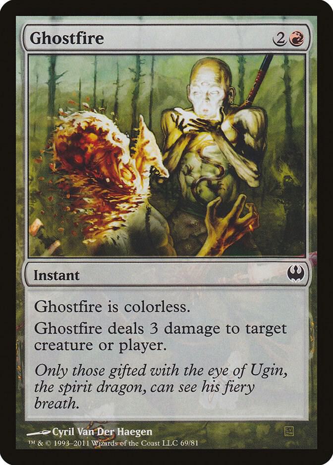 Ghostfire 69 card from Duel Decks: Knights vs. Dragons