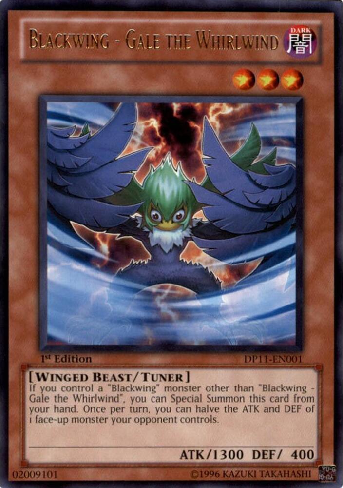 Blackwing - Gale the Whirlwind DP11-EN001 card from Duelist Pack 11: Crow
