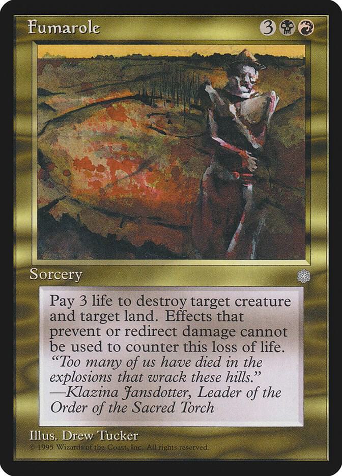 Fumarole card from Ice Age