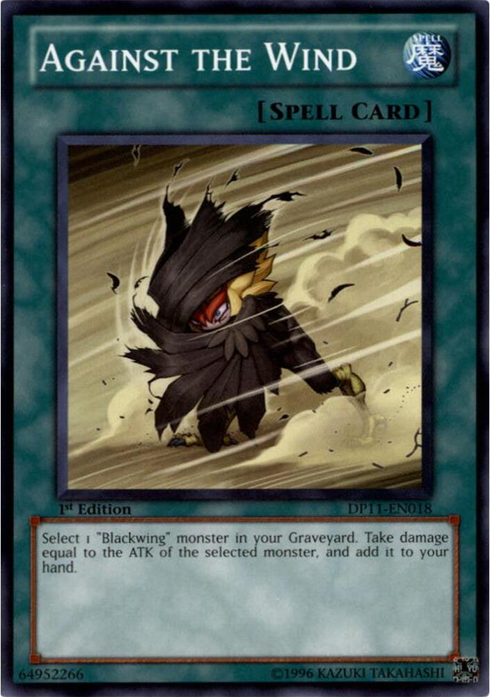 Against the Wind DP11-EN018 card from Duelist Pack 11: Crow