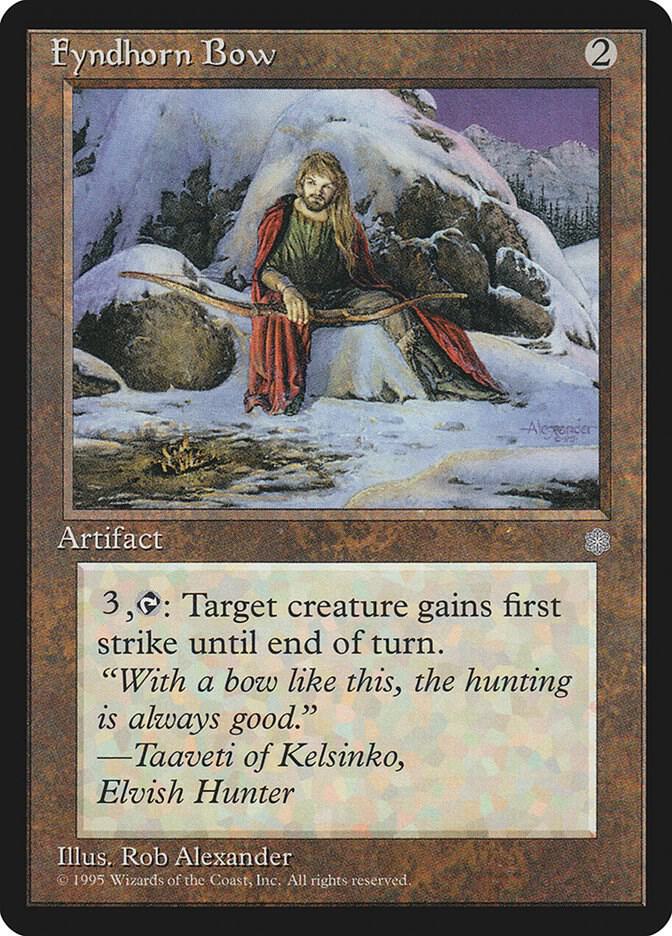 Fyndhorn Bow card from Ice Age