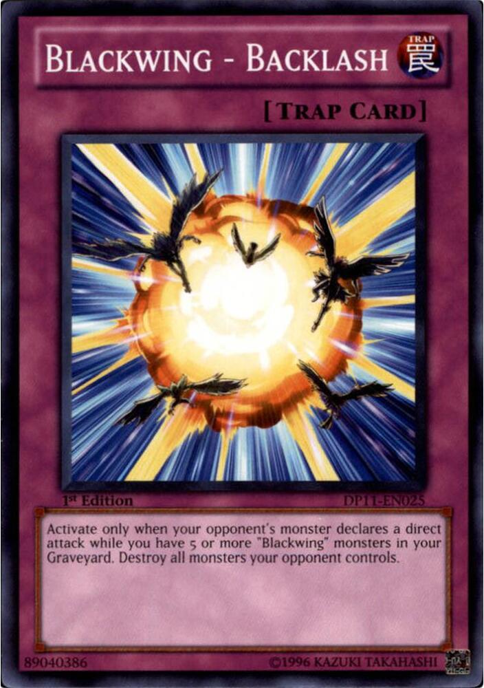 Blackwing - Backlash DP11-EN025 card from Duelist Pack 11: Crow