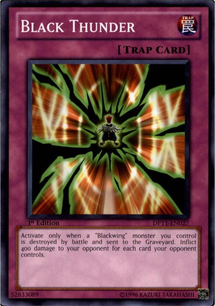 Black Thunder DP11-EN027 card from Duelist Pack 11: Crow