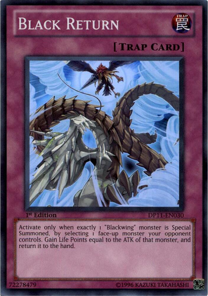 Black Return DP11-EN030 card from Duelist Pack 11: Crow