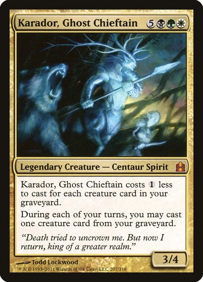 Karador, Ghost Chieftain 207 card from Commander