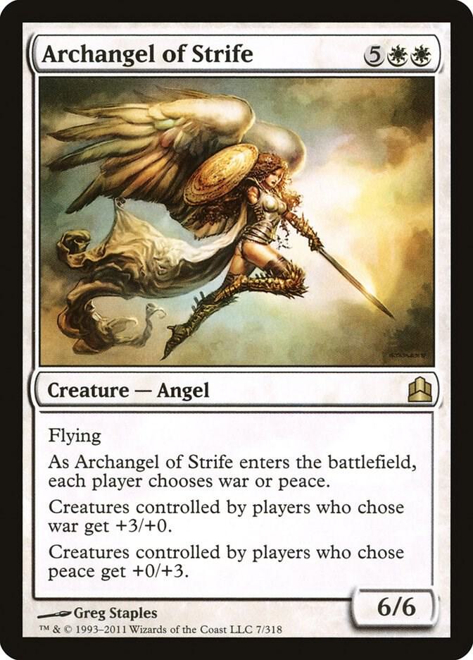 Archangel of Strife 7 card from Commander
