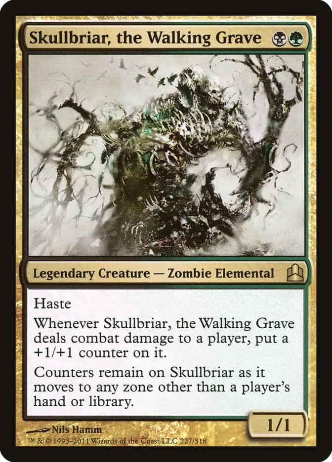 Skullbriar, the Walking Grave 227 card from Commander