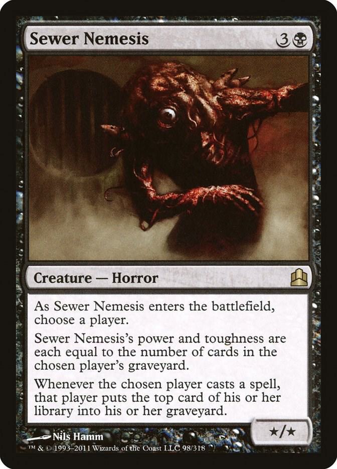 Sewer Nemesis 98 card from Commander