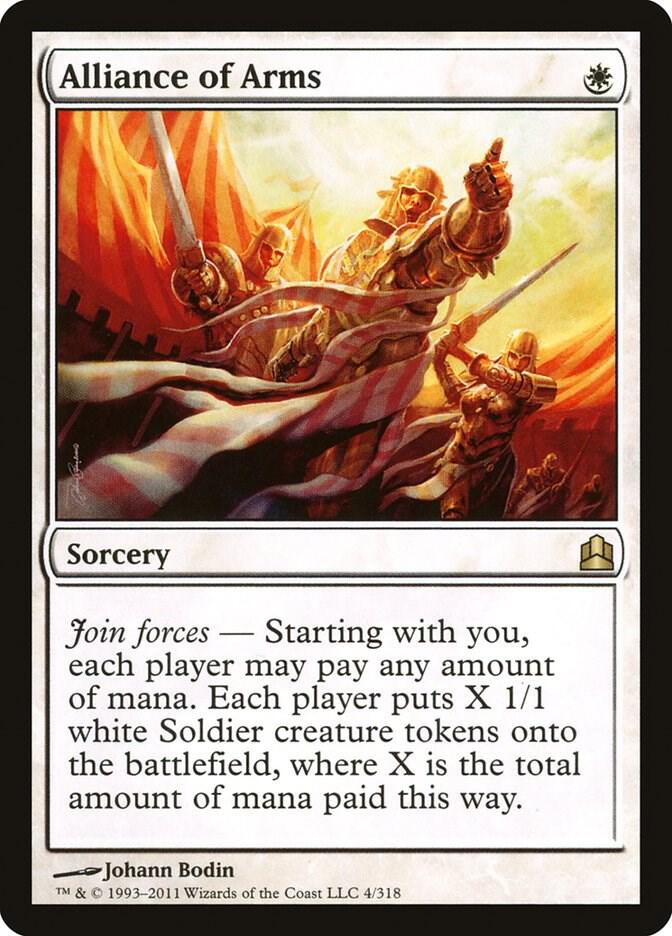 Alliance of Arms 4 card from Commander