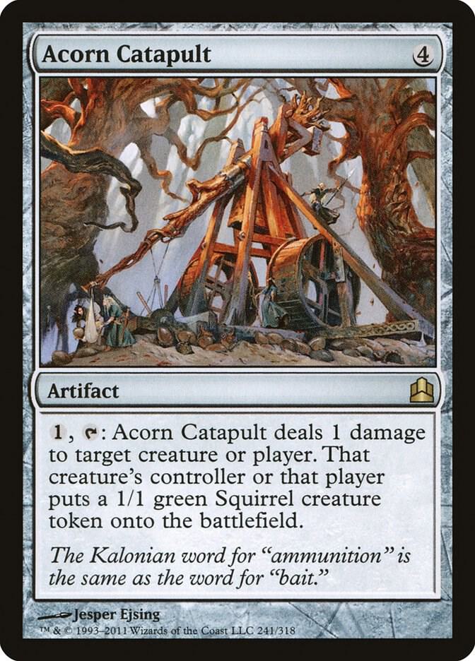 Acorn Catapult 241 card from Commander
