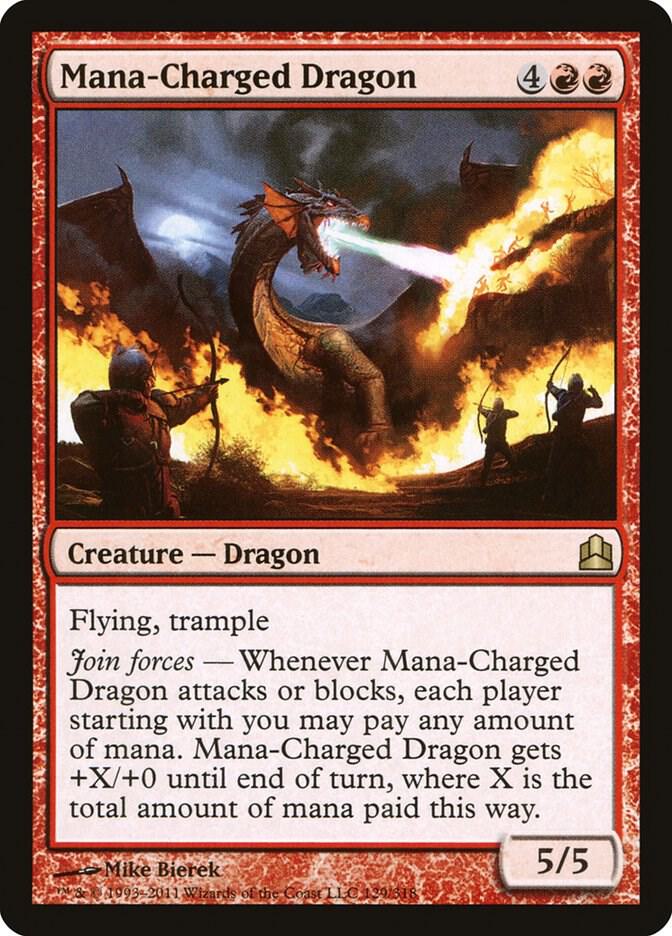 Mana-Charged Dragon 129 card from Commander