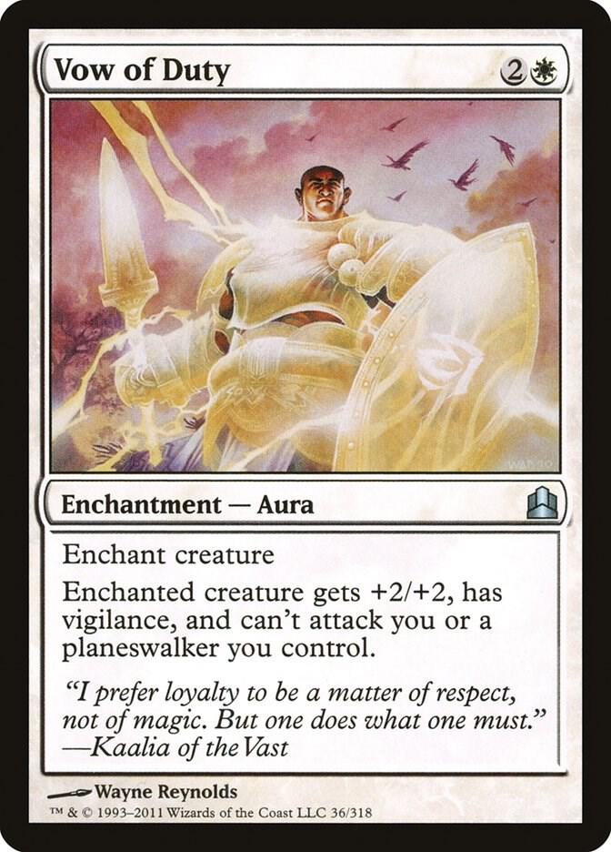 Vow of Duty 36 card from Commander
