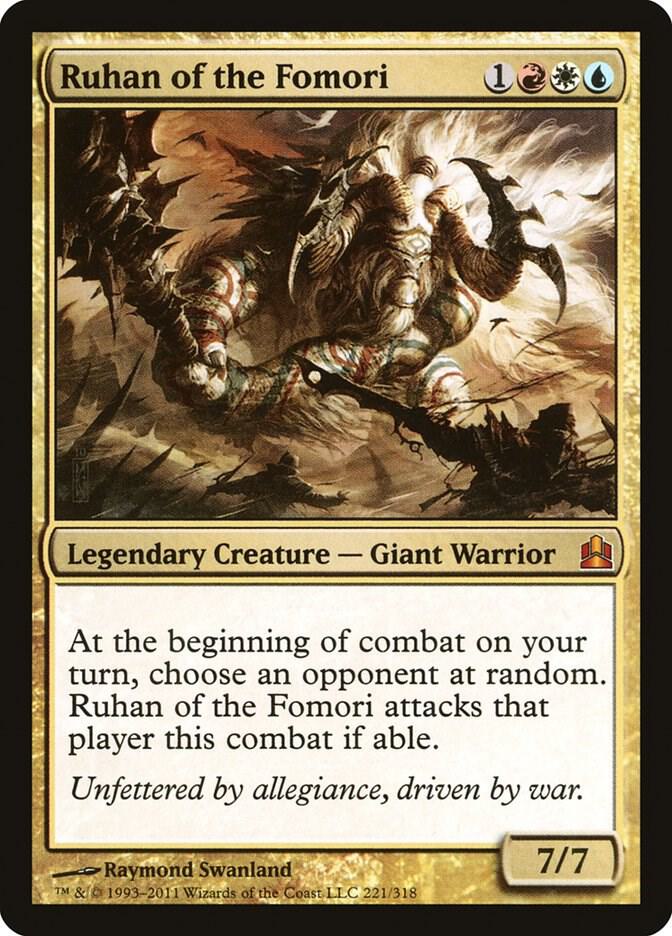 Ruhan of the Fomori 221 card from Commander