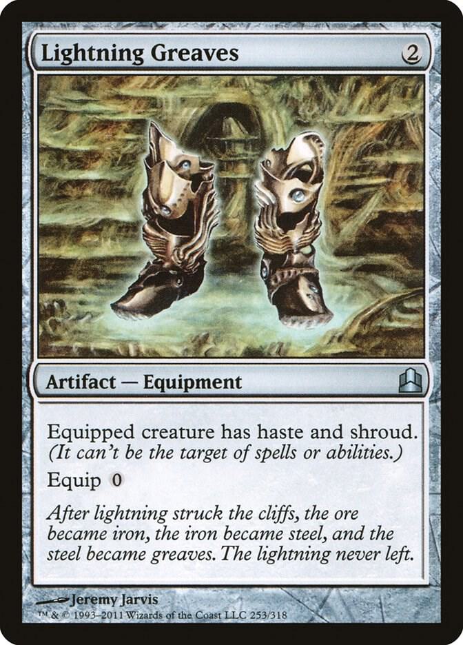 Lightning Greaves 253 card from Commander