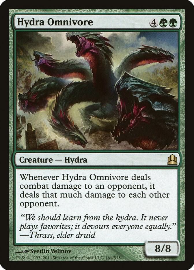 Hydra Omnivore 161 card from Commander