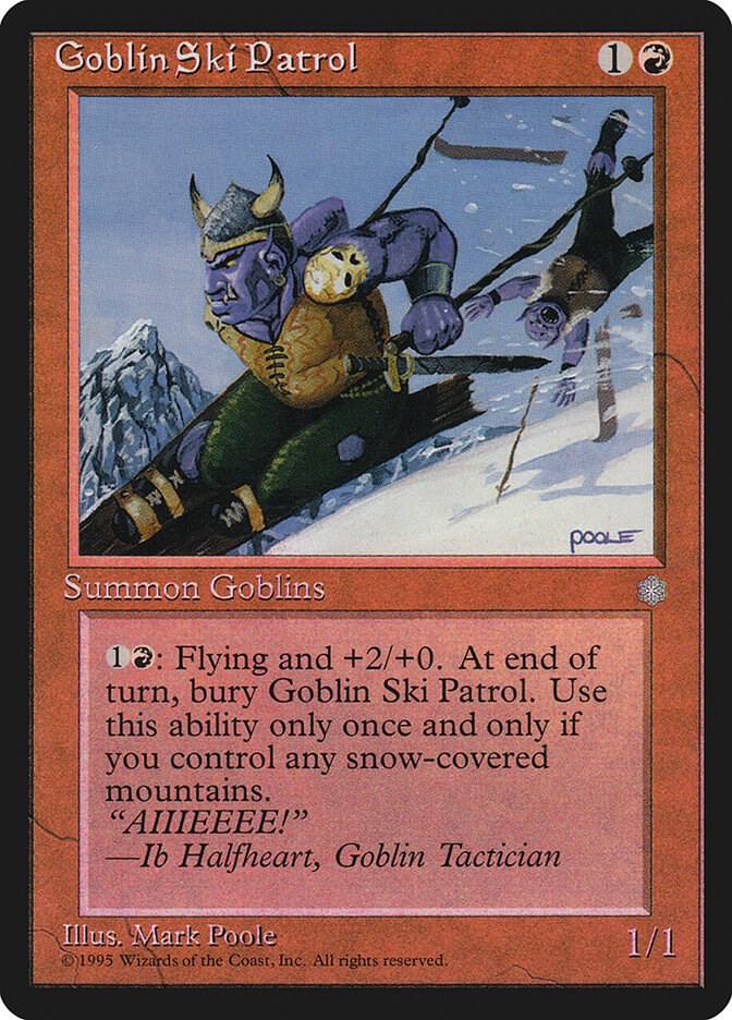 Goblin Ski Patrol card from Ice Age