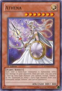 Athena SDLS-EN012 card from Structure Deck: Lost Sanctuary