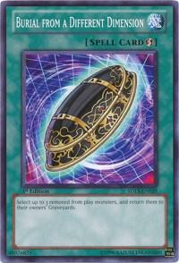 Burial from a Different Dimension SDLS-EN029 card from Structure Deck: Lost Sanctuary