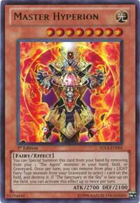 Master Hyperion SDLS-EN001 card from Structure Deck: Lost Sanctuary