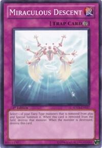 Miraculous Descent SDLS-EN037 card from Structure Deck: Lost Sanctuary
