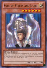 Soul of Purity and Light SDLS-EN016 card from Structure Deck: Lost Sanctuary