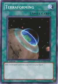Terraforming SDLS-EN025 card from Structure Deck: Lost Sanctuary