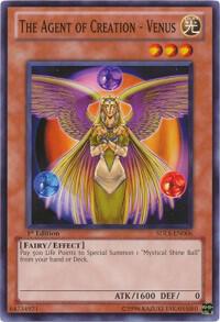 The Agent of Creation - Venus SDLS-EN006 card from Structure Deck: Lost Sanctuary