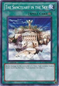The Sanctuary in the Sky SDLS-EN027 card from Structure Deck: Lost Sanctuary